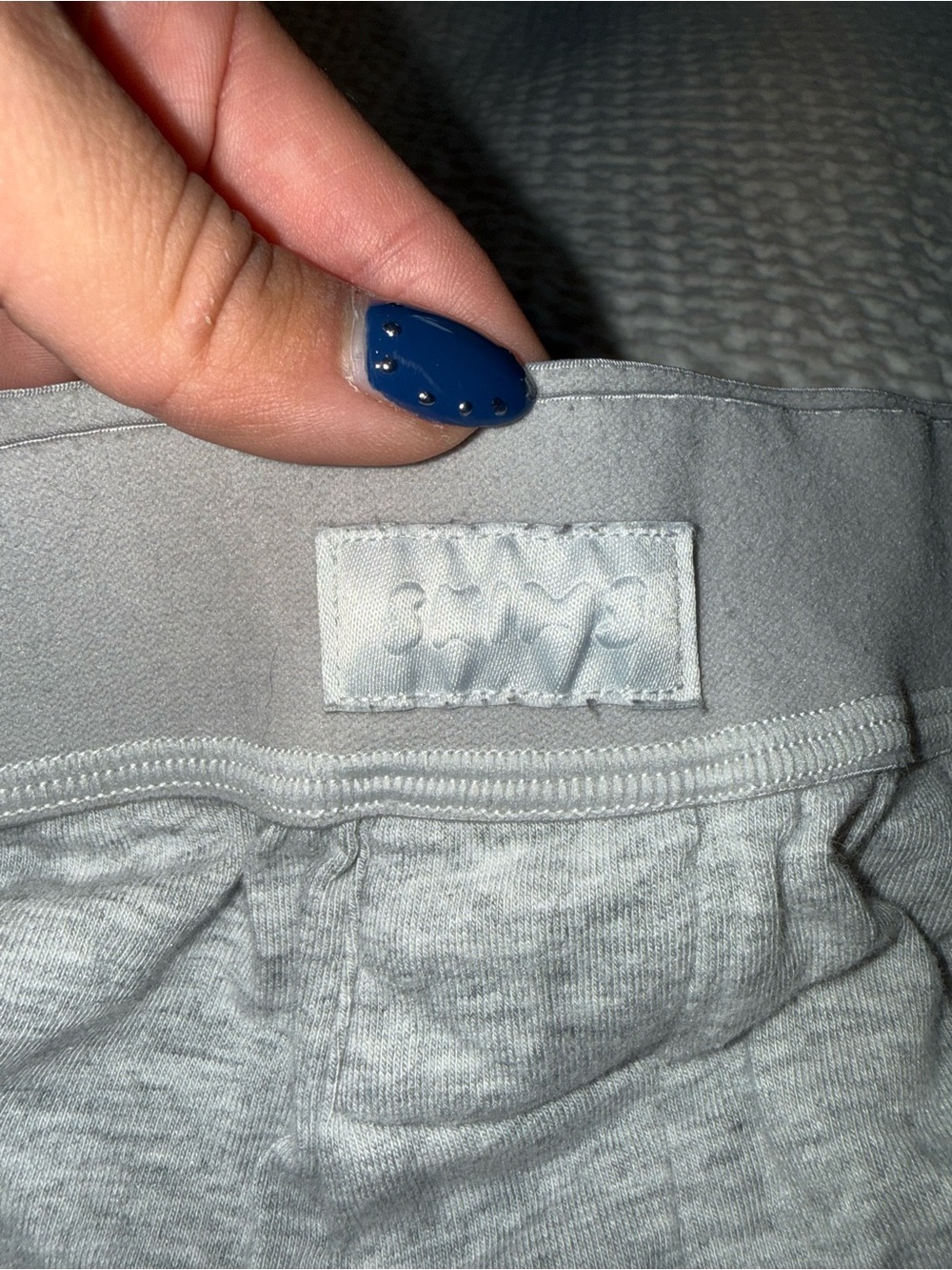 Skims Gray Stretch Jersey Bottoms